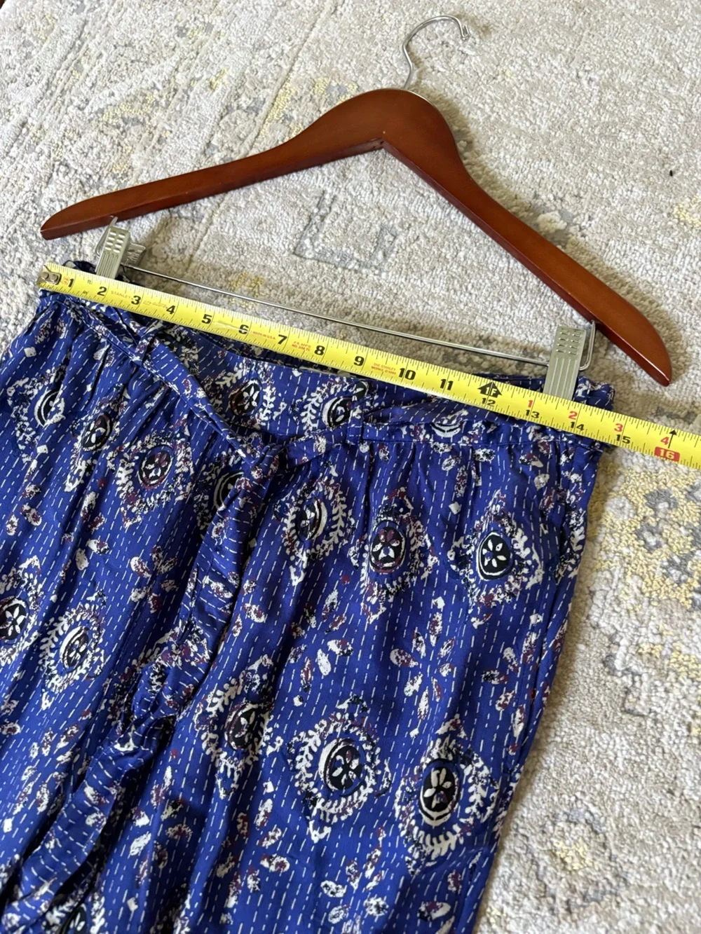 Fat Face Daisy Patch Geo Crop Pants NWT